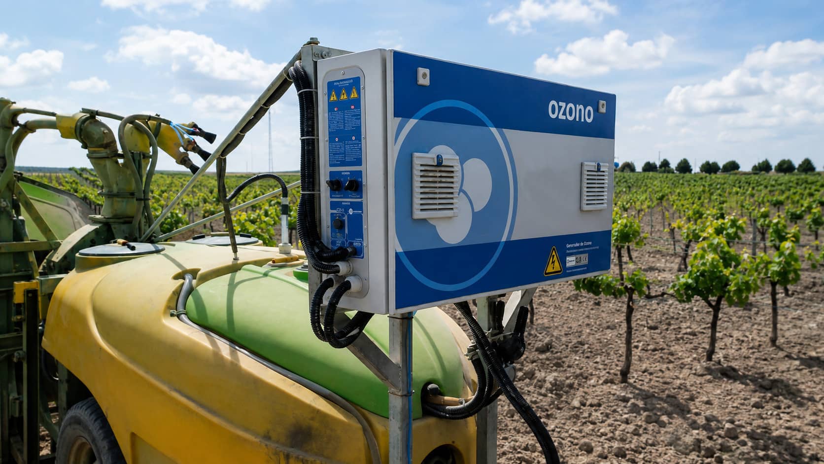 Application de l'ozone en viticulture et dans les chais